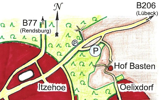 Hof Basten - Anfahrt